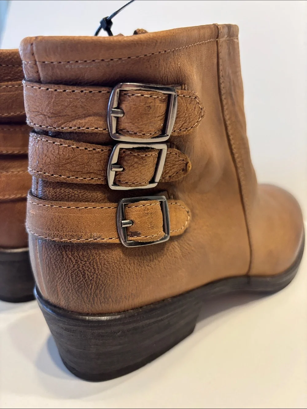 NWOT - MIA Women's Neal Brown Leather Ankle Boots